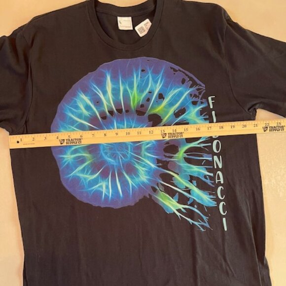 NEW-Men's short sleeve T-shirt - Black Size L 100% Cotton - Picture 8 of 8